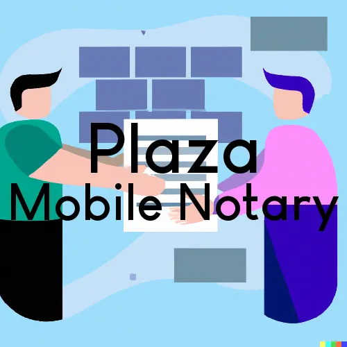 Plaza, North Dakota Traveling Notaries