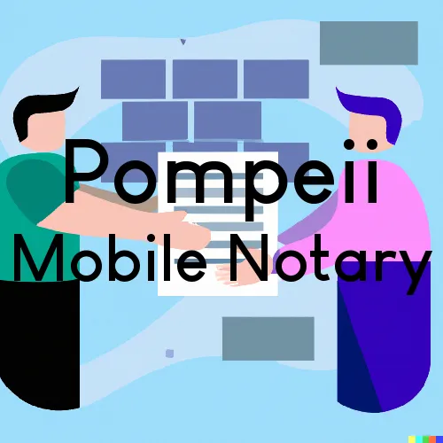 Pompeii, MI Traveling Notary Services