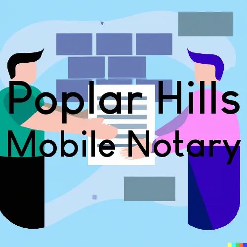 Poplar Hills, KY Mobile Notary and Traveling Signing Services 