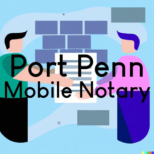 Port Penn, DE Mobile Notary and Traveling Signing Services 