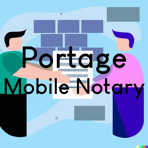 Portage, WI Mobile Notary and Traveling Signing Services 