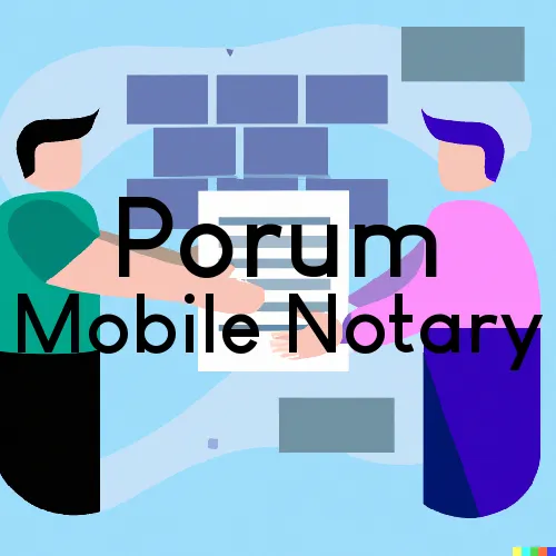 Porum, Oklahoma Traveling Notaries