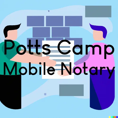 Potts Camp, MS Traveling Notary Services