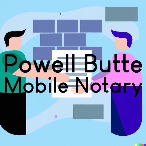 Traveling Notary in Powell Butte, OR