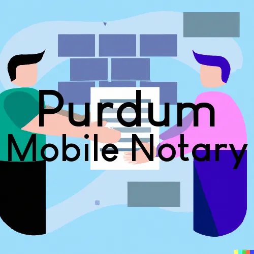 Traveling Notary in Purdum, NE