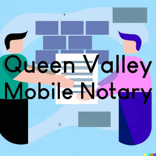 Queen Valley, AZ Mobile Notary Signing Agents in zip code area 85118