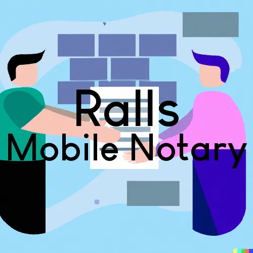 Ralls, TX Traveling Notary and Signing Agents 