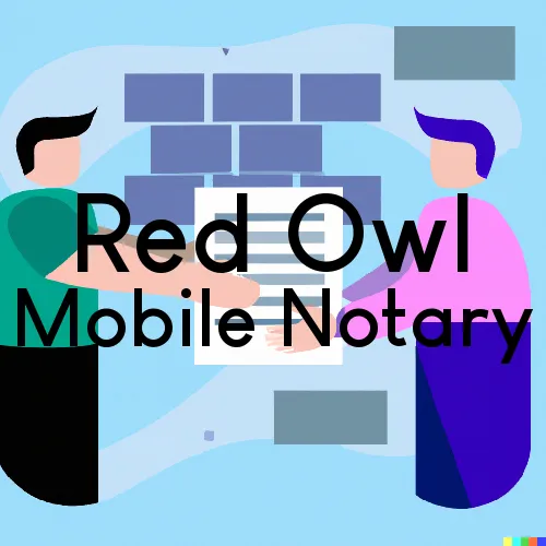 Traveling Notary in Red Owl, SD