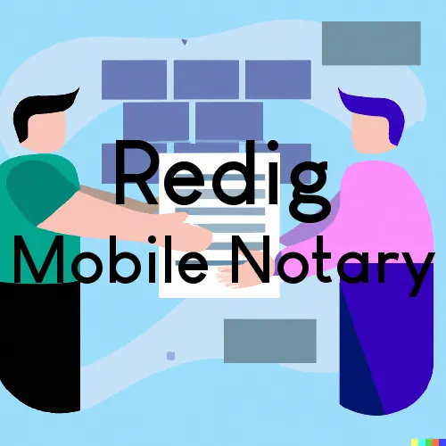 Traveling Notary in Redig, SD