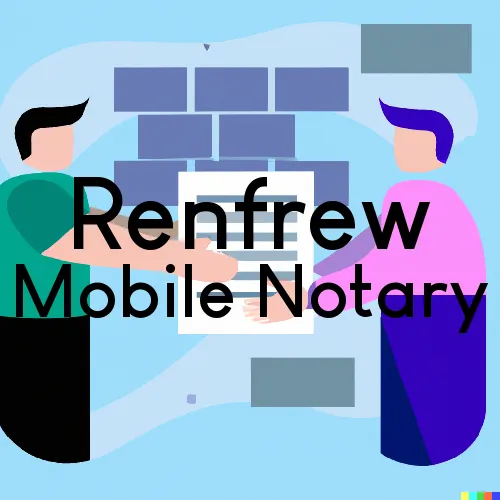 Renfrew, PA Mobile Notary and Signing Agent, “Munford Smith & Son Notary“ 