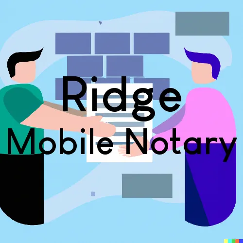 Traveling Notary in Ridge, NY