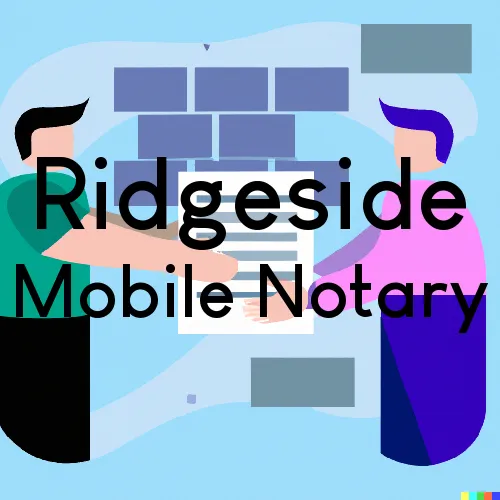 Ridgeside, TN Traveling Notary Services