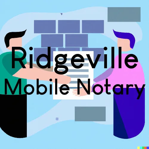 Ridgeville, IN Mobile Notary and Traveling Signing Services 