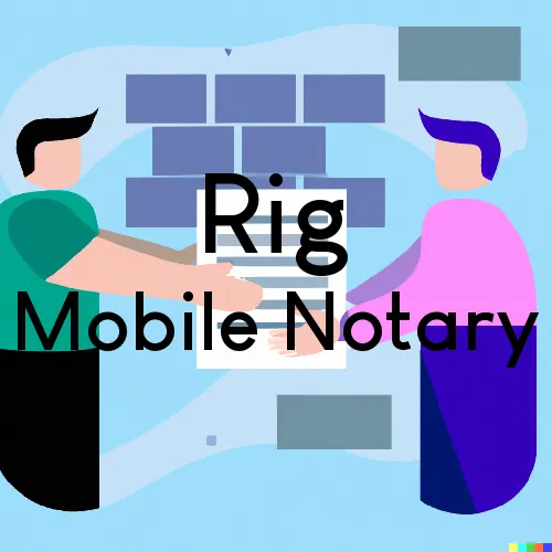 Rig, WV Traveling Notary, “U.S. LSS“ 