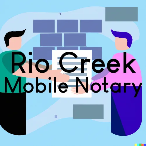 Traveling Notary in Rio Creek, WI