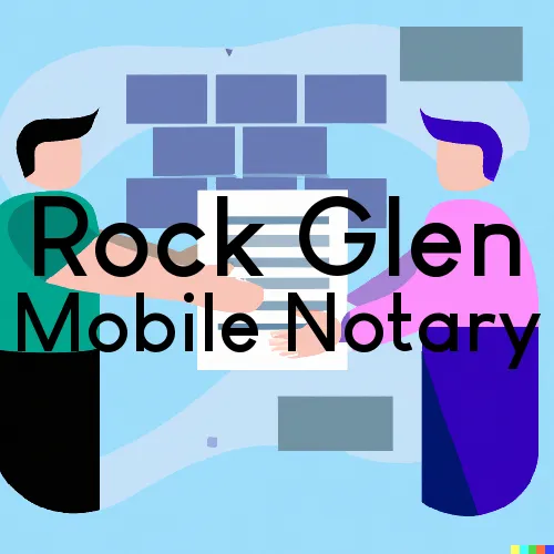 Traveling Notary in Rock Glen, PA