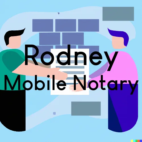 Traveling Notary in Rodney, MI
