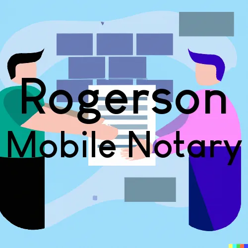 Rogerson, ID Mobile Notary Signing Agents in zip code area 83302