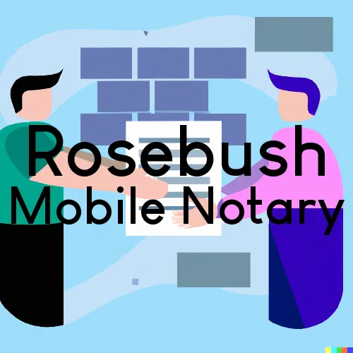 Rosebush, MI Traveling Notary Services
