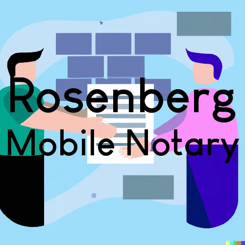 Rosenberg, TX Mobile Notary Signing Agents in zip code area 77471