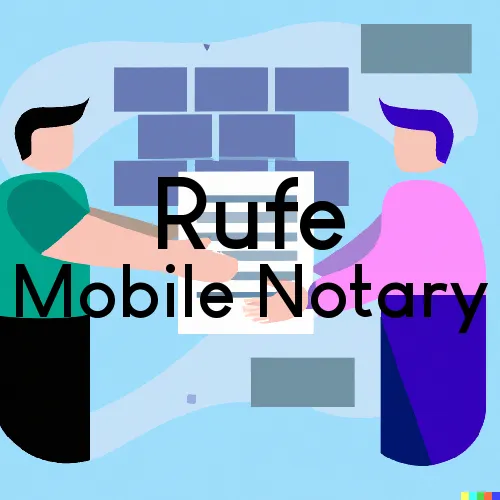 Rufe, OK Traveling Notary Services