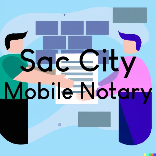 Sac City, IA Traveling Notary, “Happy's Signing Services“ 