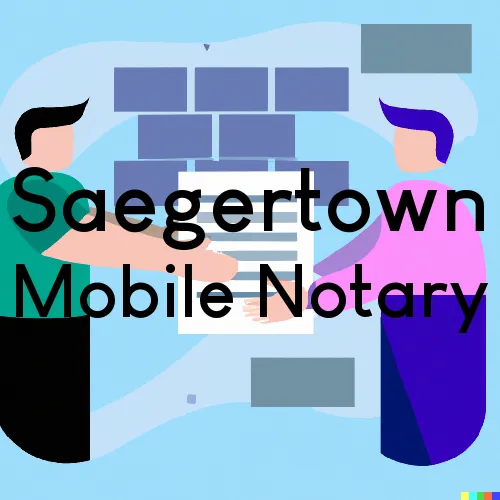 Saegertown, Pennsylvania Traveling Notaries