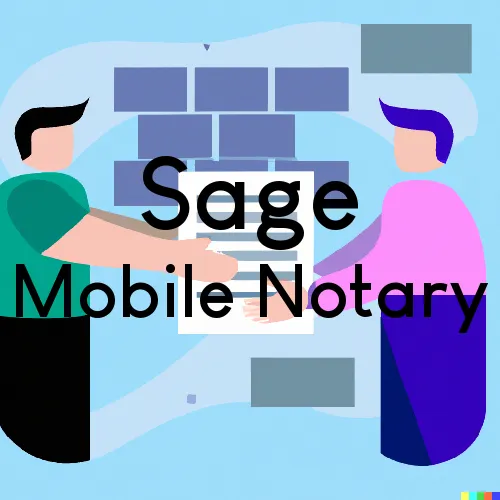 Sage, Arkansas Traveling Notaries