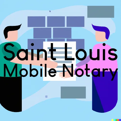 Saint Louis, MI Mobile Notary and Traveling Signing Services 