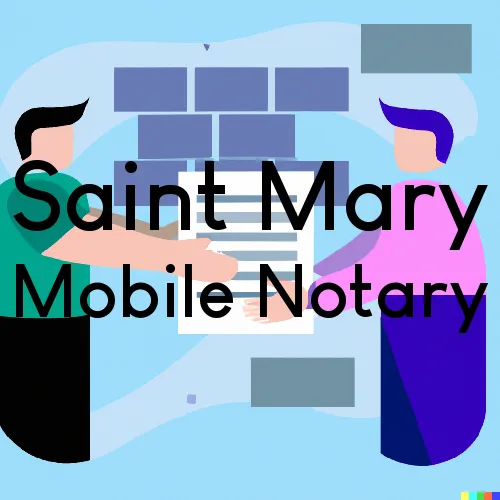 Traveling Notary in Saint Mary, NE