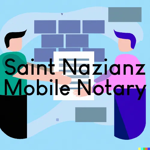Saint Nazianz, WI Traveling Notary Services