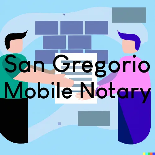 San Gregorio, CA Mobile Notary Signing Agents in zip code area 94074