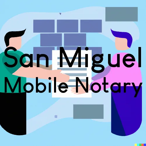 San Miguel, NM Mobile Notary and Traveling Signing Services 