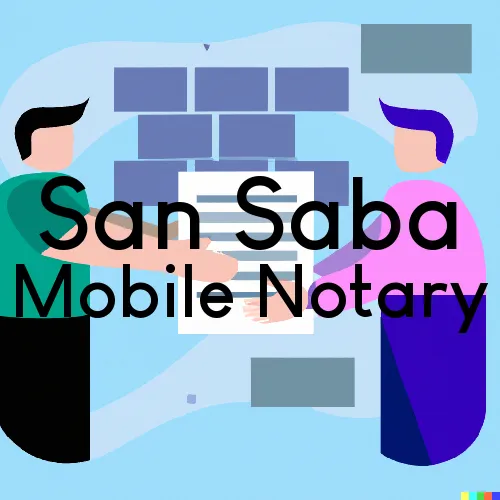 San Saba, TX Mobile Notary and Signing Agent, “Happy's Signing Services“ 