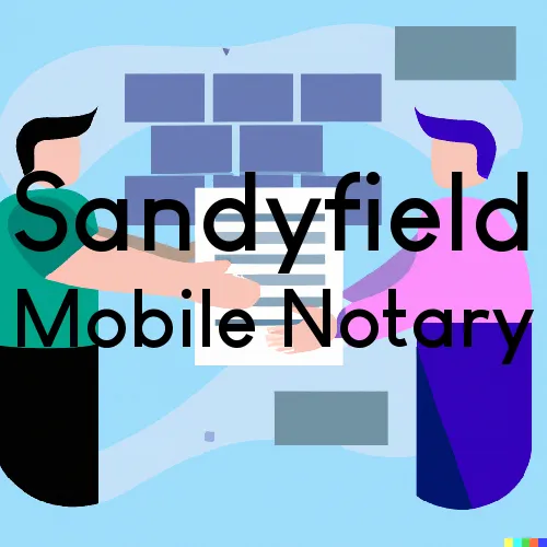 Traveling Notary in Sandyfield, NC