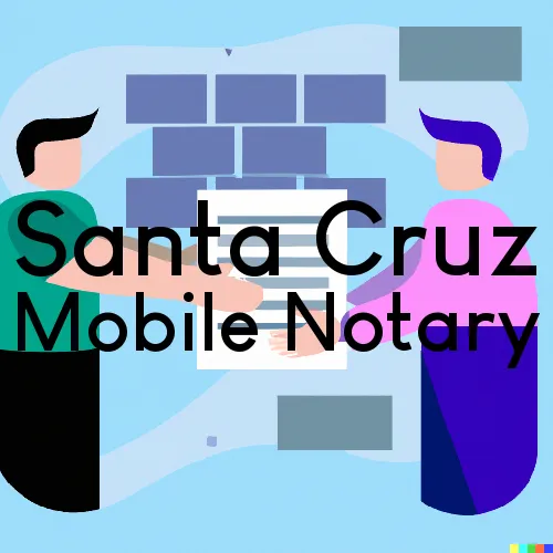 Santa Cruz, CA Mobile Notary Signing Agents in zip code area 95066
