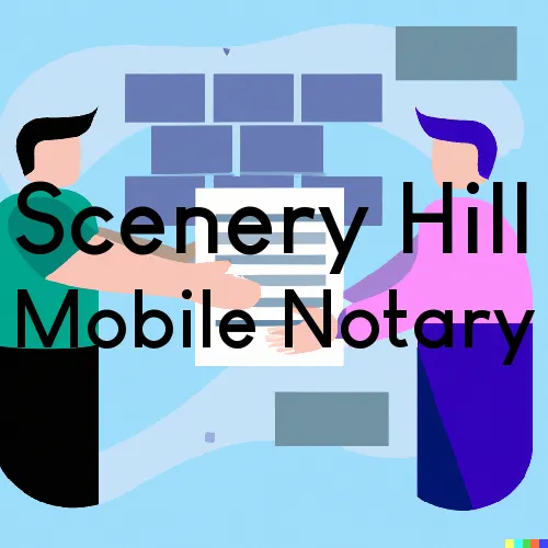 Scenery Hill, PA Mobile Notary and Traveling Signing Services 