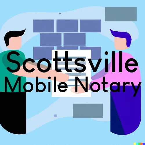 Scottsville, VA Mobile Notary and Traveling Signing Services 