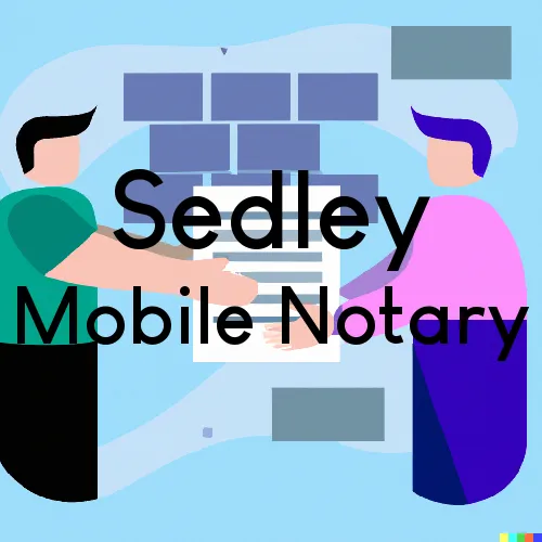 Traveling Notary in Sedley, VA