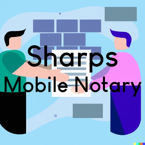Traveling Notary in Sharps, VA