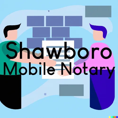 Shawboro, NC Mobile Notary Signing Agents in zip code area 27973