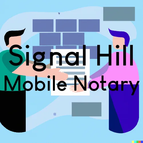 Signal Hill, CA Mobile Notary and Traveling Signing Services 