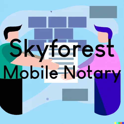 Skyforest, CA Mobile Notary Signing Agents in zip code area 92385