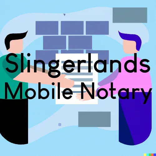 Slingerlands, NY Mobile Notary Signing Agents in zip code area 12159