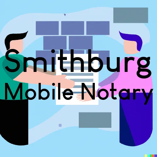 Traveling Notary in Smithburg, WV
