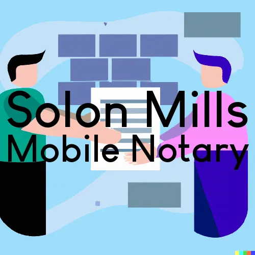Traveling Notary in Solon Mills, IL