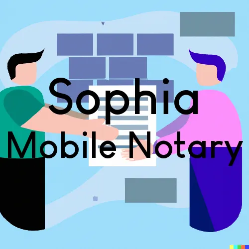 Traveling Notary in Sophia, WV