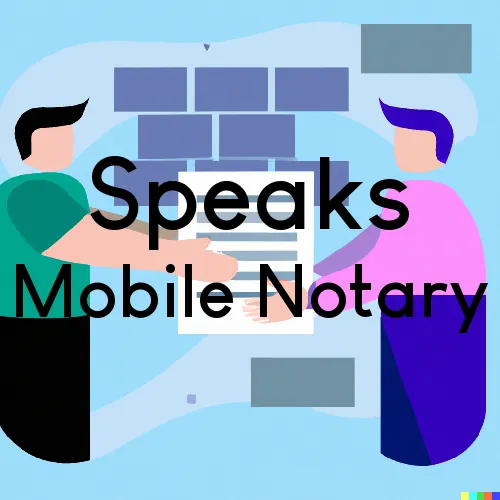 Traveling Notary in Speaks, TX
