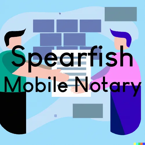 Spearfish, SD Mobile Notary Signing Agents in zip code area 57783