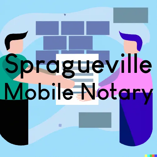 Spragueville, IA Mobile Notary and Signing Agent, “Gotcha Good“ 